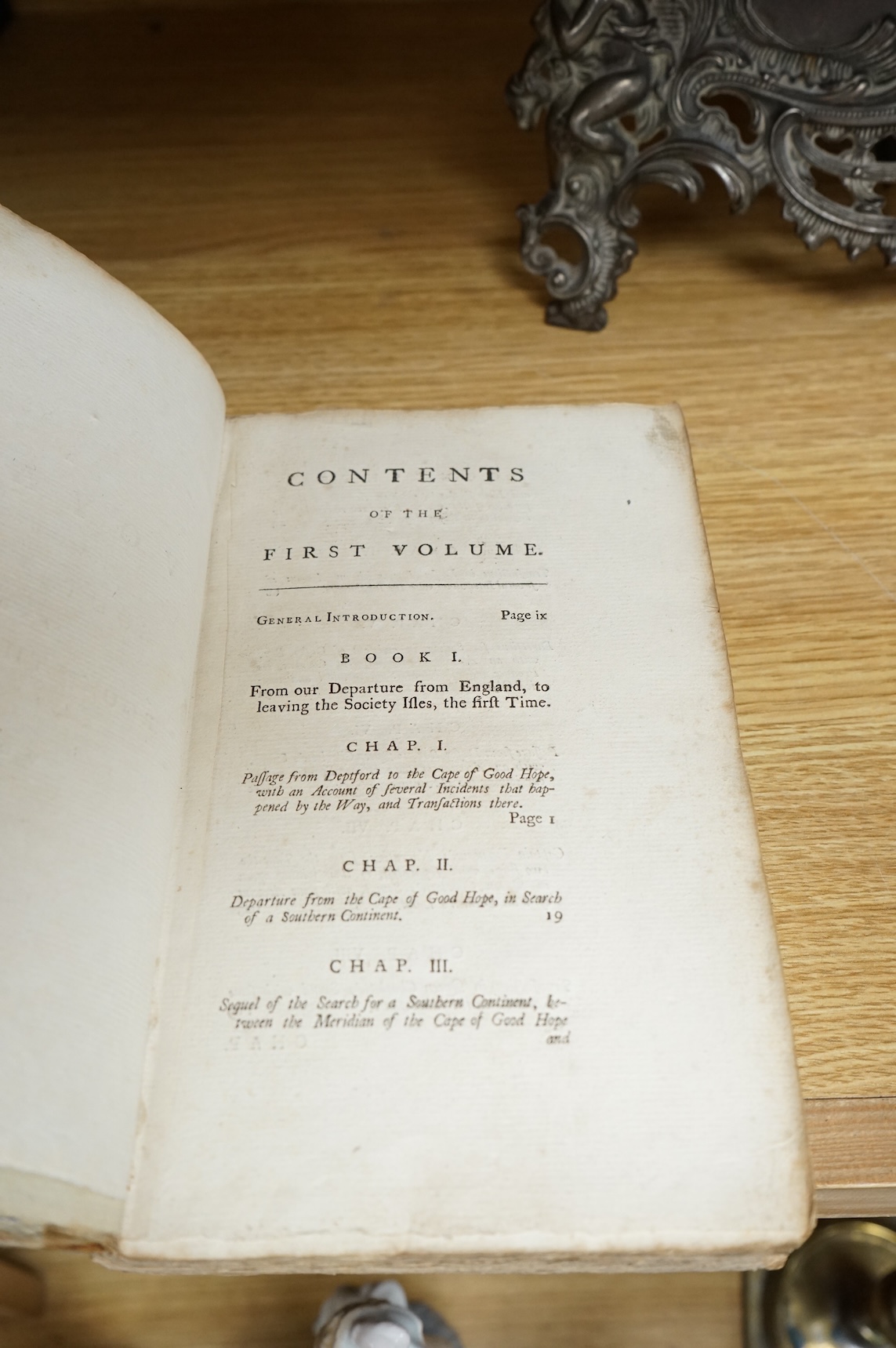 [Cook, James] A Voyage towards the South Pole and Round the World, performed in ... the Resolution and Adventure, in the years 1772 (etc.) in which is included Captain's Furneaux's narrative of his proceedings in the Adv